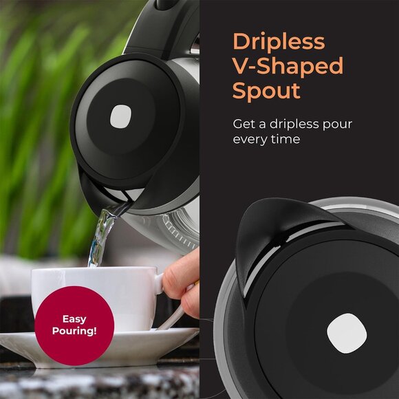 BNIB Mueller Ultra 1500W Electric Glass Kettle with SpeedBoil Tech - Picture 7 of 15